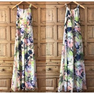 ModCloth Medium Sleeveless Floral Maxi Dress